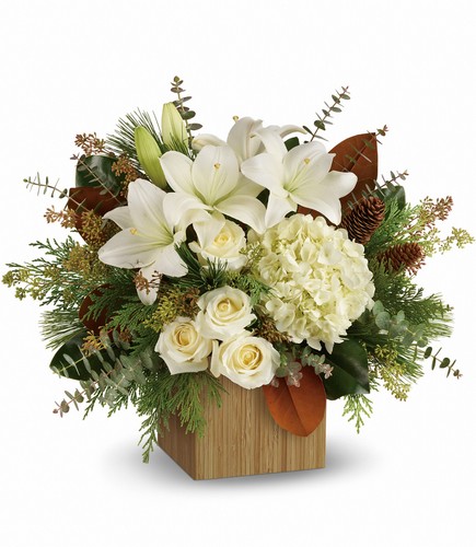 Snowy Woods Bouquet from In Full Bloom in Farmingdale, NY